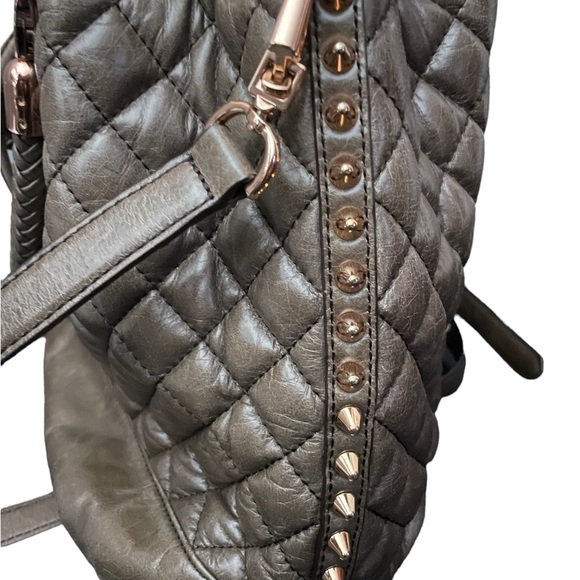Rebecca Minkoff Brown/Bronze quilted bucket bag - Picture 4 of 11